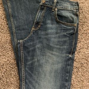 MENS SLIM BOOTCUT WRANGLER JEANS